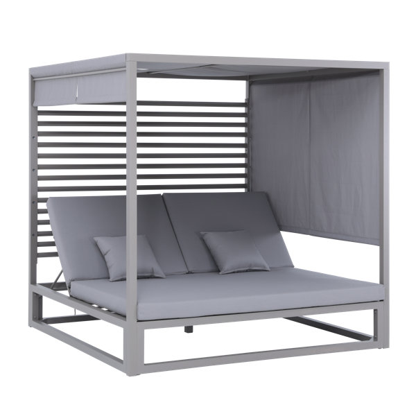 Deko Living Outdoor Metal Chaise Lounge Set of 2 Wayfair
